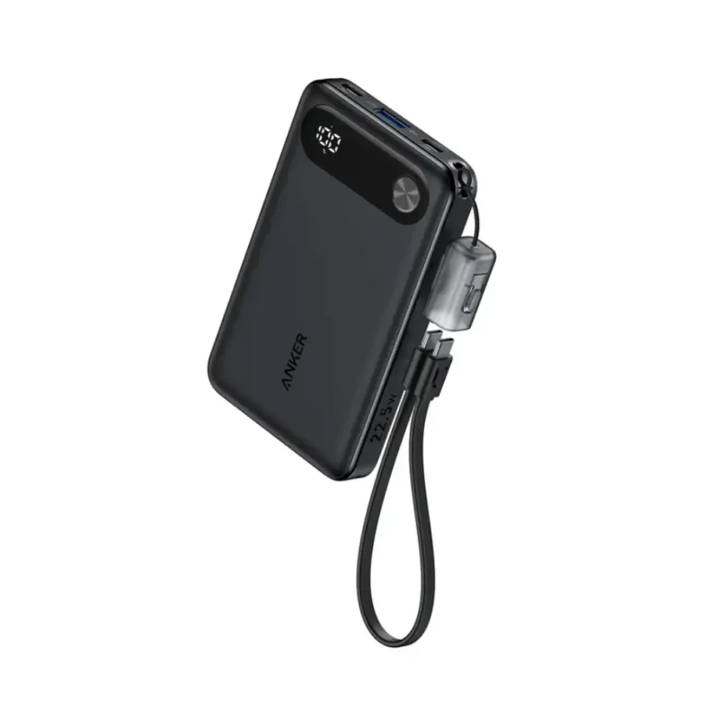 پاوربانک انکر مدل A1257 22.5W ظرفیت 10000 میلی آمپر ساعت