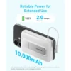 پاوربانک Anker Zolo Magnetic 30W ظرفیت 10000 میلی آمپر ساعت